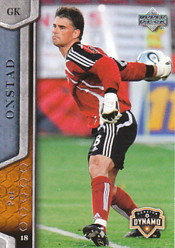 Pat Onstad Houston Dynamo UD MLS 2007 #48